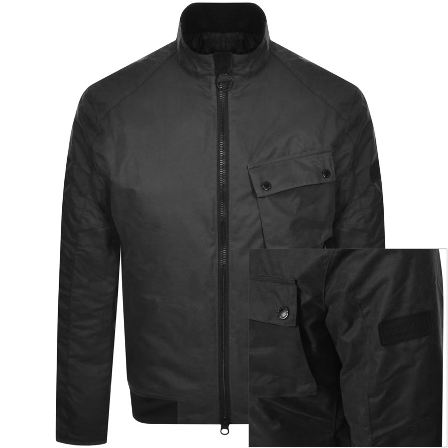 Alternative Image for ProductBarbour International Seton Wax Jacket Grey1